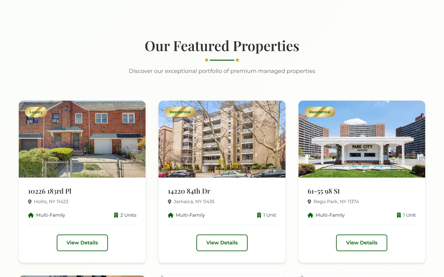 Century One Management — Featured properties