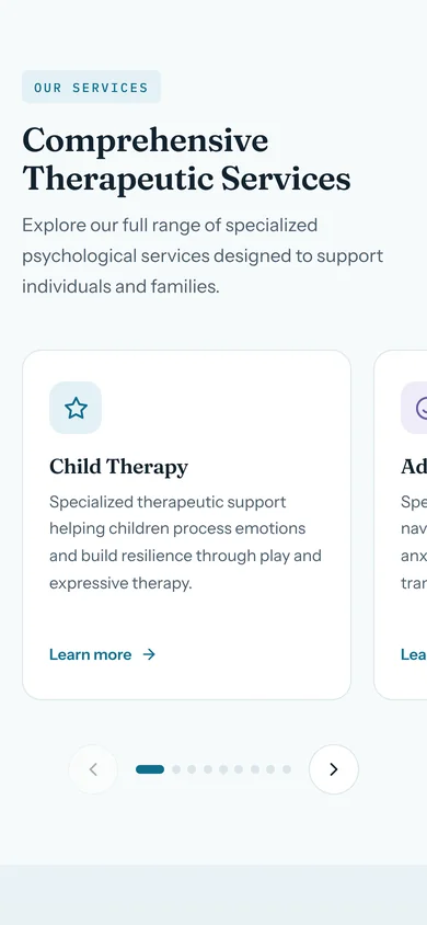 Child & Family Psychological Services on a phone