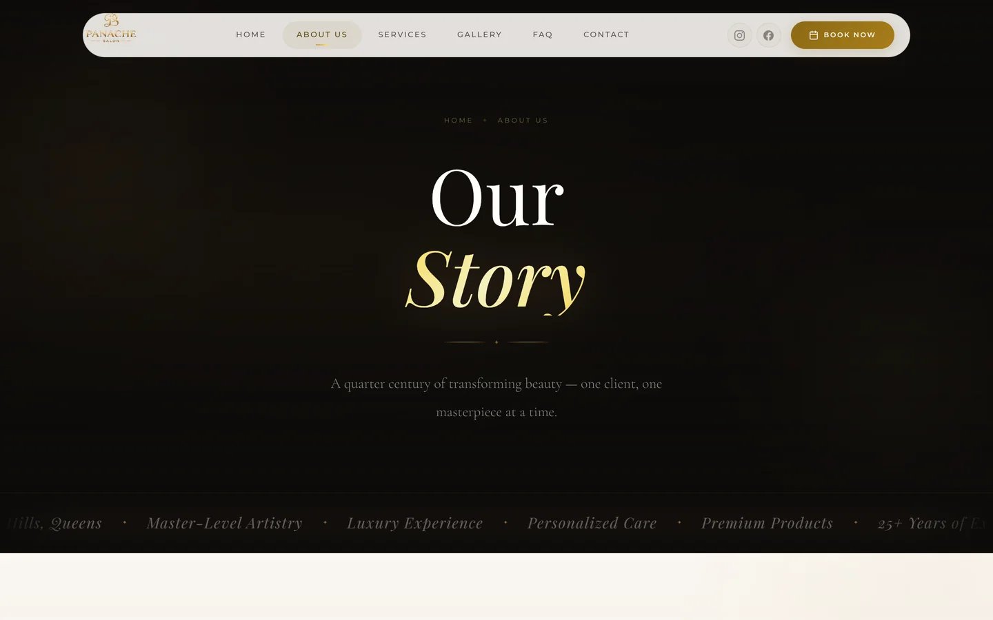NYC Panache Salon — The salon's story