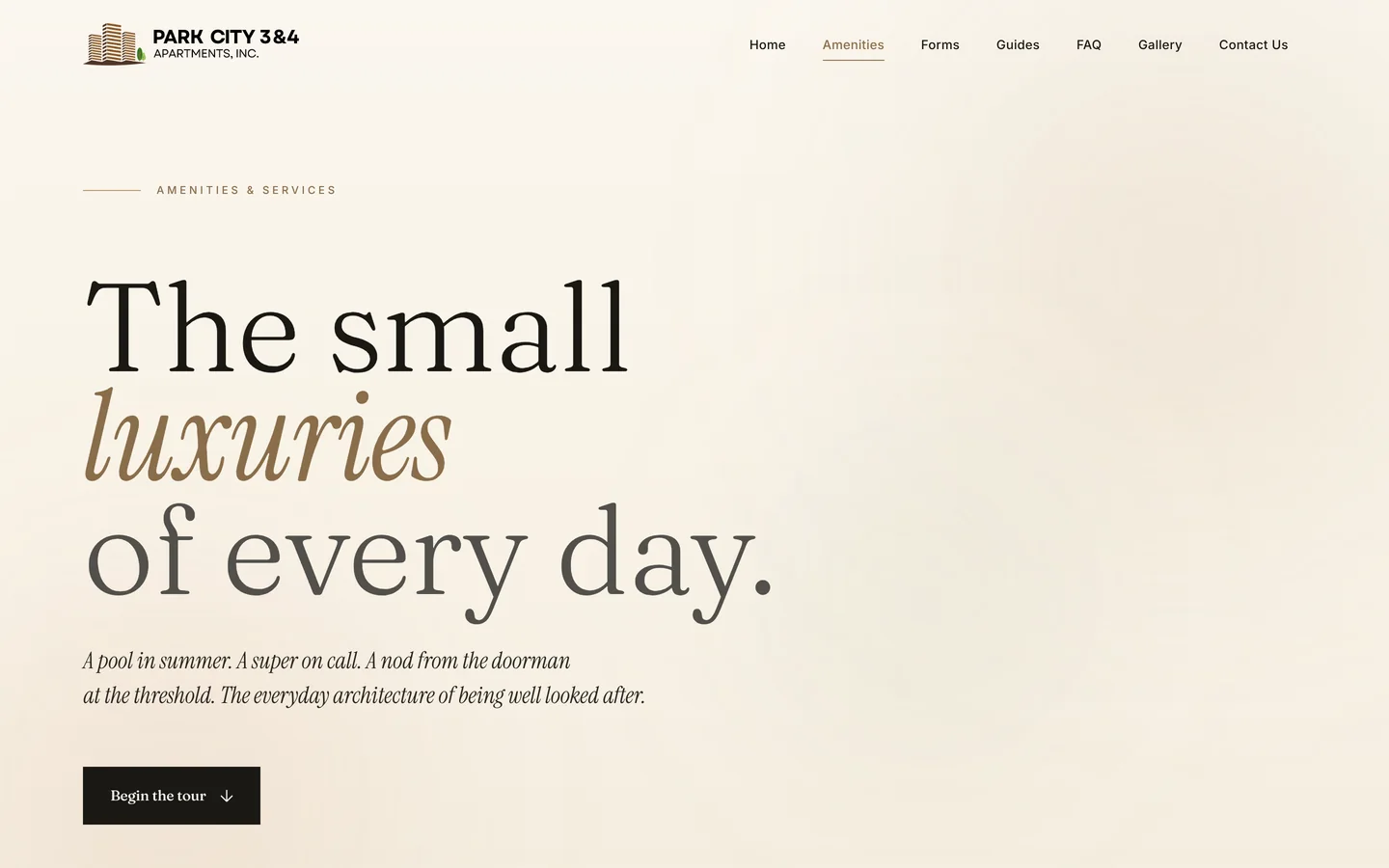 Park City 3 & 4 — The amenities page